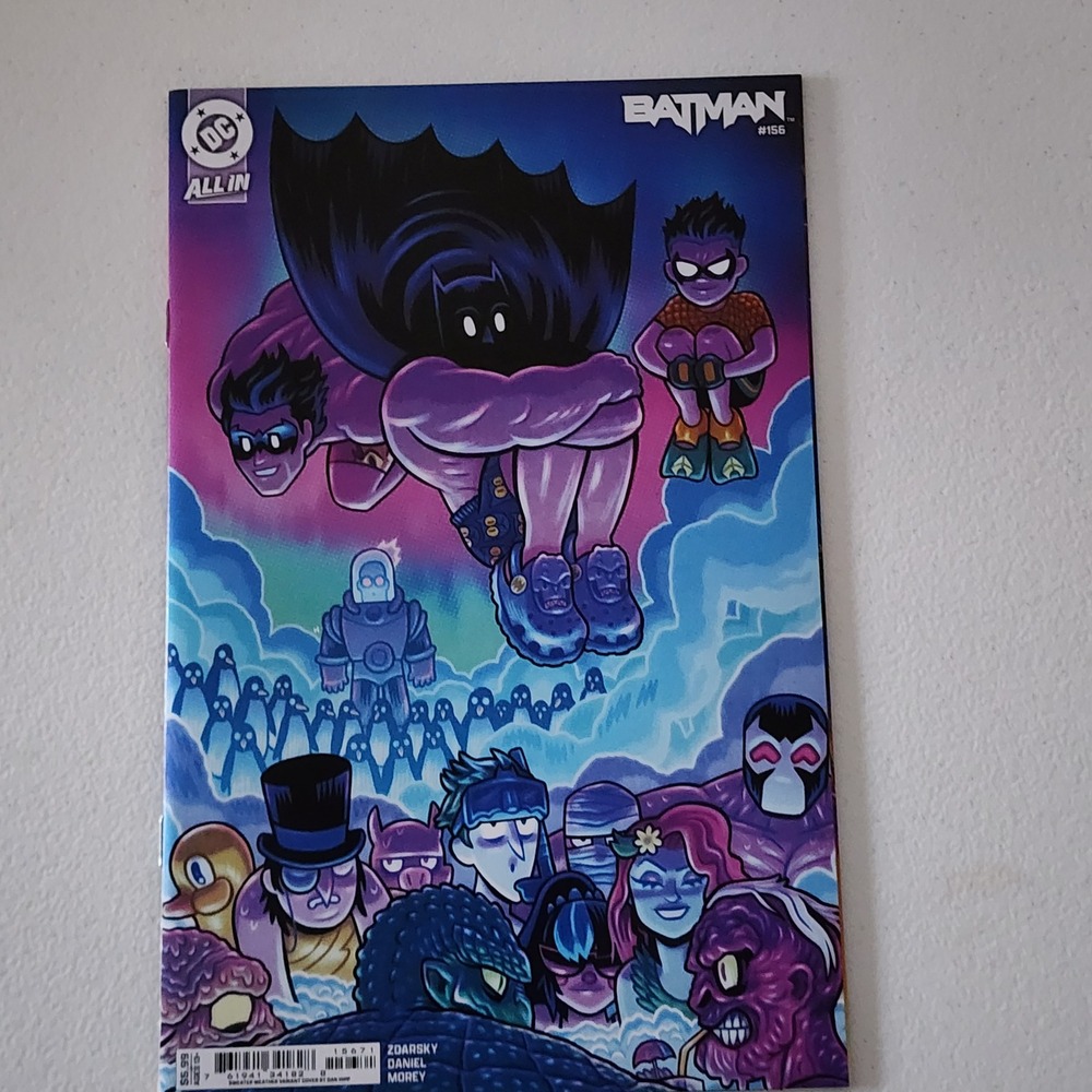 Batman #156 Sweater Weather Variant Cover Dan Hipp DC Comics 2024 Robin Neon Art